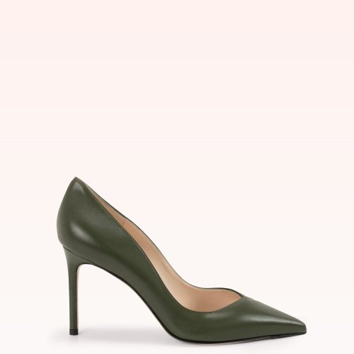 Pamela 85 Green Pumps R/24 35 Green Leather