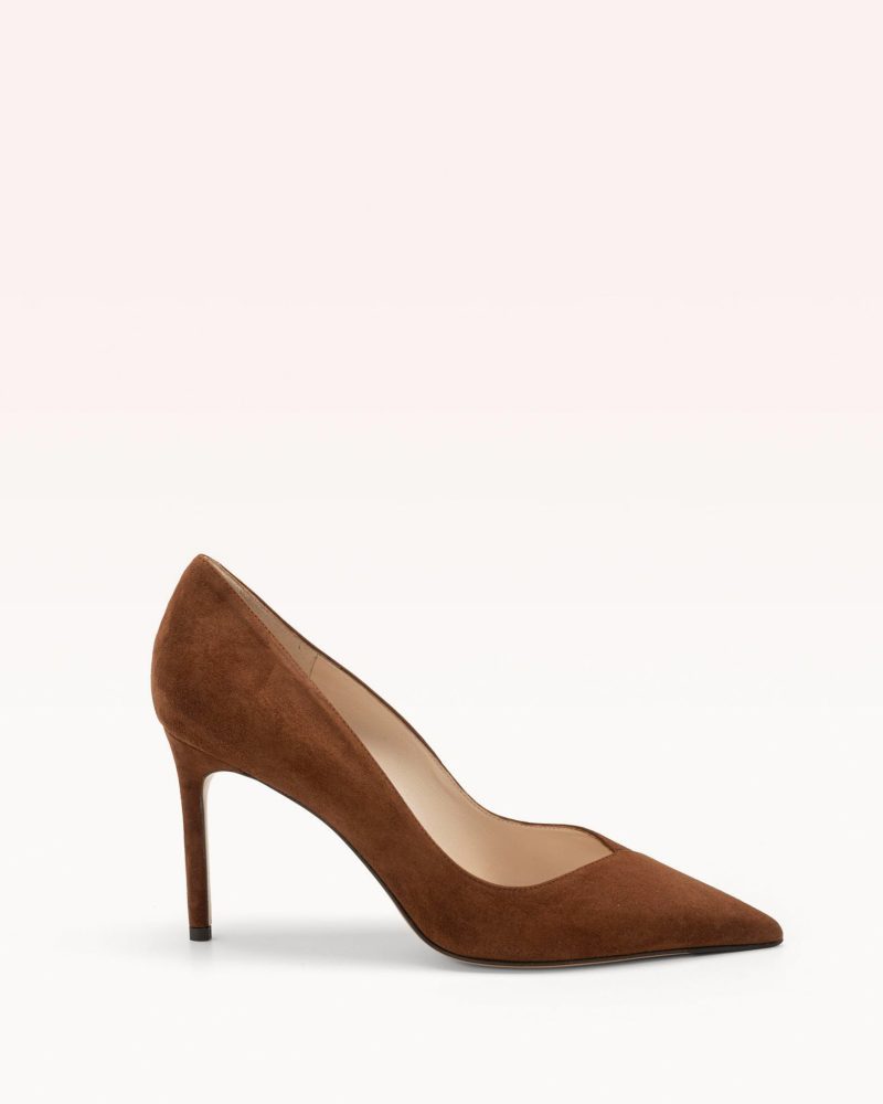 Pamela 85 Suede Cacau Pumps R/24 35 Cacau Suede