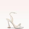 Clarita Bell Crystals 100 White Sandals R/24 35 White Nappa/Crystals