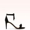 Clarita 75 Suede Black Sandals Old-Core 35 Black Suede