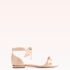 Clarita Flat Sandal Flats Pre Fall 21 35 Nude Nappa Leather