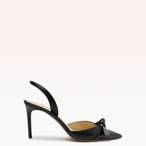 Clarita Slingback 85 Black Pumps R/24 35 Black Leather