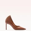 Pandora 85 Pumps R/25 35 Espresso Suede & Nappa Leather