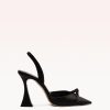 Clarita Bell Slingback 100 Black Pumps R/24 35 Black Royal Satin