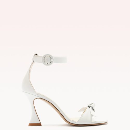 Clarita Buckle 85 Sandals R/25 35 White Leather