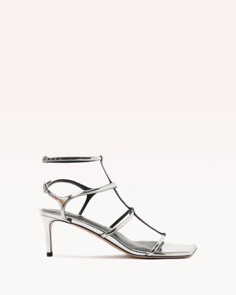 Amanda 60 Specchio Silver Sandals S/24 35 Silver Specchio Reflex Laser