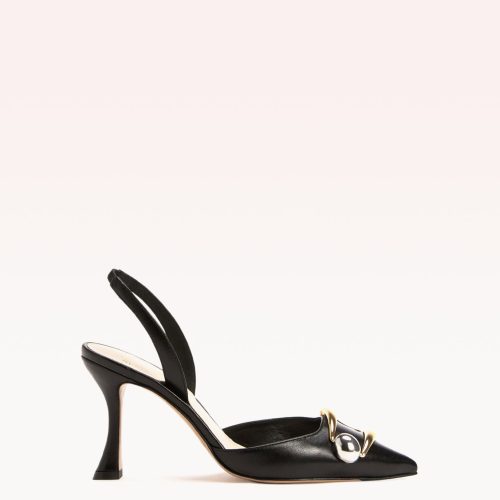 Harper Slingback 85 Sandal Pumps F/24 35 Black Nappa Kiss