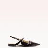 Tita Flat Black Flats P/24 35 Black Vernice