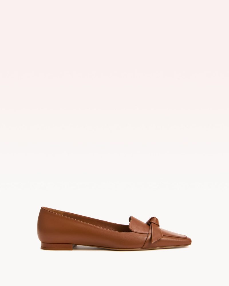 Clarita Square Loafer Loafers F/24 35 Toast Nappa Kiss