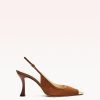 Olivia 85 Espresso Pumps P/24 35 Espresso Suede & Nappa Leather