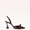 Clarita Bell Slingback 85 Pump Pumps F/24 35 BURGANDY LEATHER