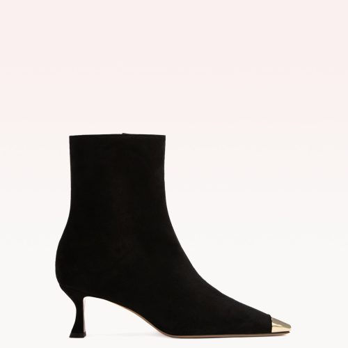 Olivia Retro 60 Bootie Booties F/24 35 Black Nappa Kiss