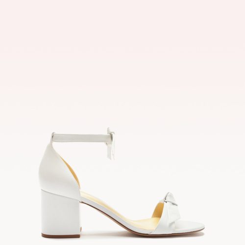 Clarita Block 60 White Sandals Core 35 White Nappa Leather