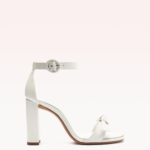 Clarita Bridal Block 90 White Sandals Bridal 35 White Nappa Leather