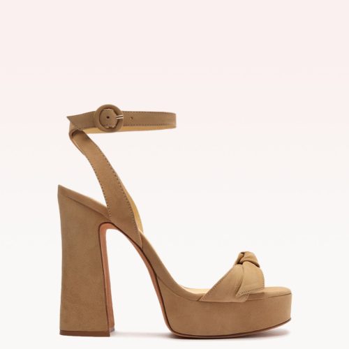 Clarita Curve 120 Beige Sandals Resort 23 35 Beige Suede