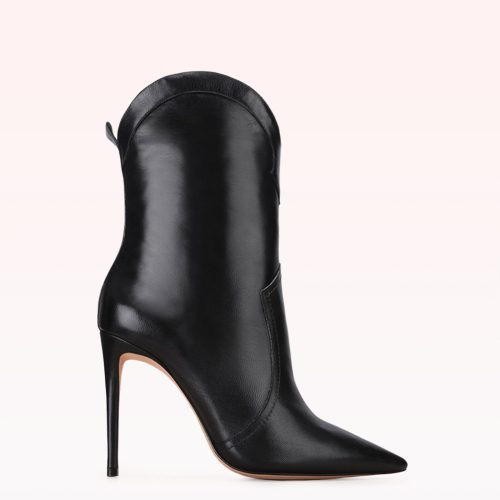 Esther Bootie Booties Sale 35 Black LEATHER