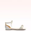 Clarita Flat Satin White Flats Carry Over 35 White Satin