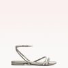 Leah Zircone Flats Holiday- R/25 35 Pewter Baby Specchio