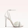 Georgina Crystal Bridal 100 Ivory Sandals Bridal 35 Ivory Nappa Fantasy Leather/Crystal