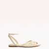 Agatha Flat Eggshell Flats S/23 35 Eggshell Nappa Leather