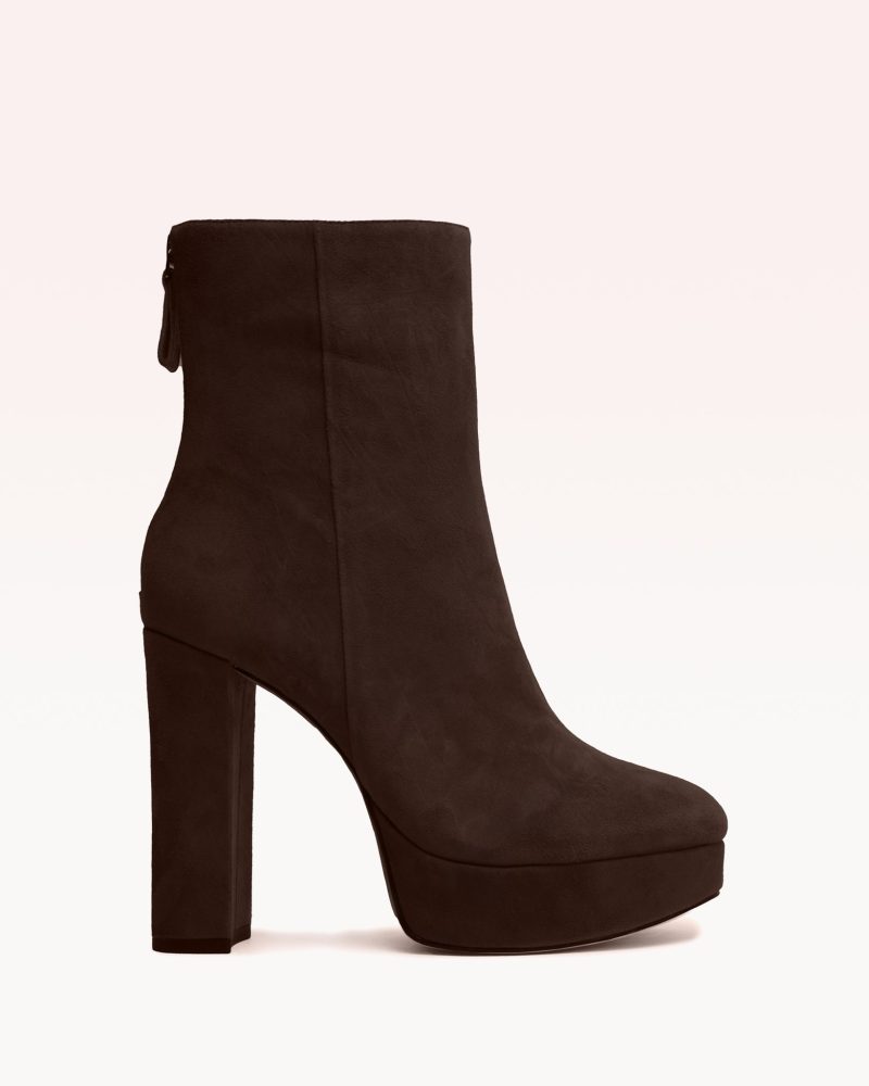 Rachel Bootie 130 Mousse Booties R/23 35 Mousse Suede