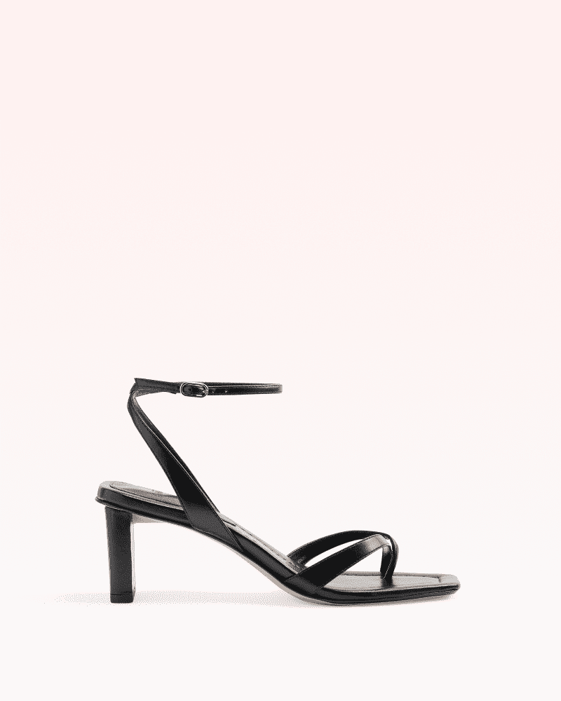 Nelly Square 50 Sandal Sandals Sale 35 Black Nappa Leather