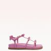 Slim Lolita Sport Sandal Rosette Flats S/24 35 Rosette Nappa Leather