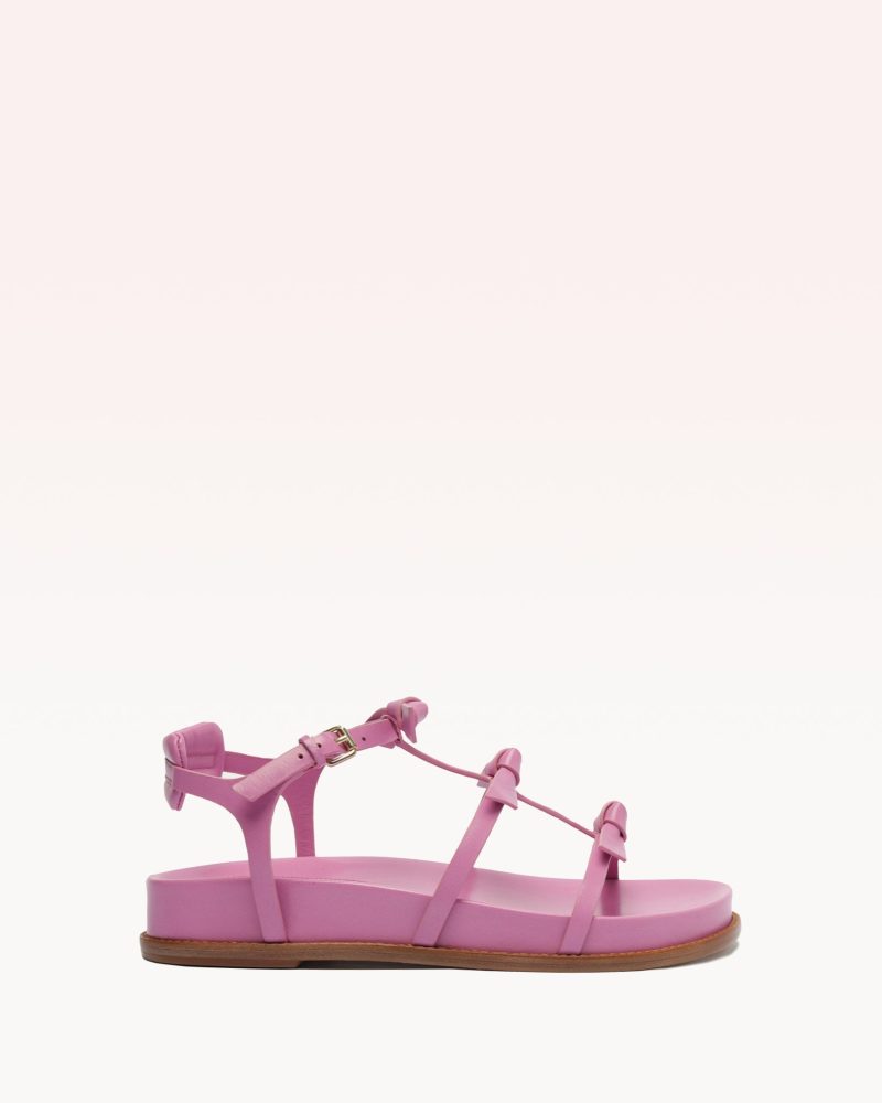 Slim Lolita Sport Sandal Rosette Flats S/24 35 Rosette Nappa Leather