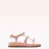 Slim Lolita Sandal Flats Holiday- R/25 35 Pink Nappa Leather