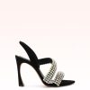 Alanis 100 Black Sandals Resort 22 35 Black Suede