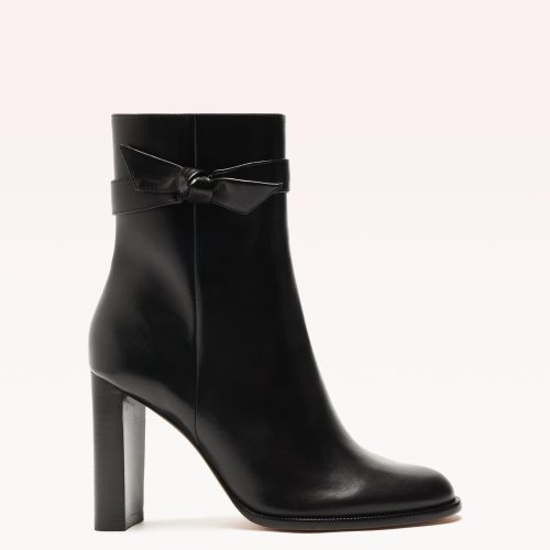 Clarita Bootie City 90 Black Booties PRE FALL 23 35 Black Saddle Calf