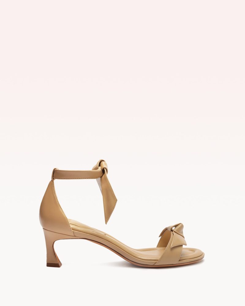 Clarita Doppia Soletta 50 Beige Sandals F/23 35 Beige Nappa Leather