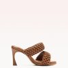 Lilla Woven 85 Sandals R/25 35 Espresso Leather