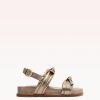 Soft Clarita Sport Sandal Metallic Luna Flats Mothers Day 24 35 Luna Metallic Leather