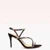 Polly 85 Suede Black Sandals Spring 22 35 Black Suede