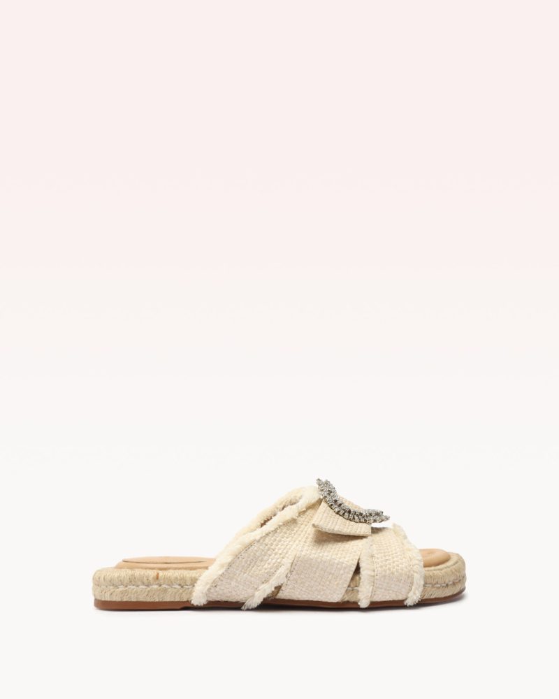 Madelina Flat Raffia Natural Flats S/23 35 Natural Naja Raffia