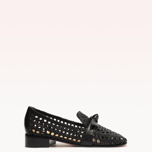 Clarita Basketry Loafer Black Loafers PRE FALL 23 35 Black Calf Leather