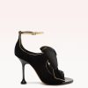 Lupita 100 Velvet Black Sandals F/23 35 Black Velvet & Metallic Nappa