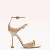 Anastasia 100 Semolina Sandals P/24 35 Semolina Nappa Kiss & Crystal