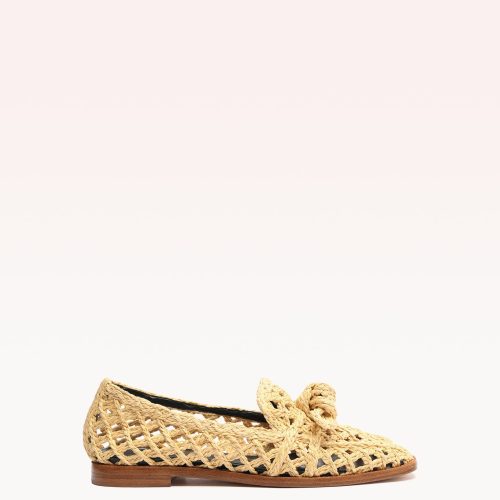 Raffia Clarita Loafer Natural Loafers Resort 23 35 Natural Raffia & Nappa Kiss