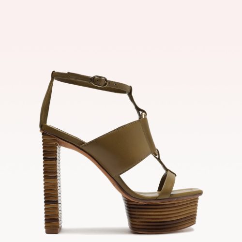 Sasha Platform Hunter Sandals Resort 23 35 Hunter Nappa Leather