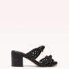 Clarita Intreccio 60 Black Sandals S/23 35 Black Nappa Leather