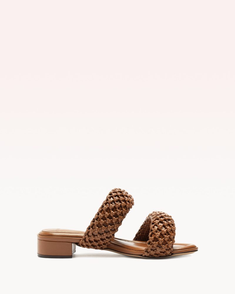 Lilla Woven 30 Sandals R/25 35 Espresso Leather