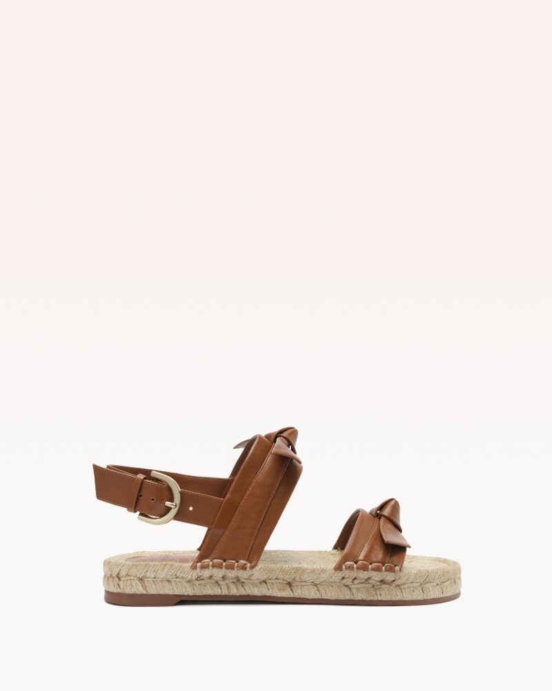 Clarita Espadrille Espresso Flats S/24 35 Espresso Nappa Leather