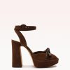 Pepitta 120 Brown Pumps PRE FALL 23 35 Brown Suede & Nappa Leather