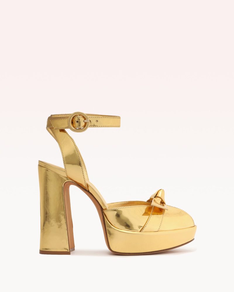 Pepitta 120 Oro Pumps PRE FALL 23 35 Oro Metallic Leather