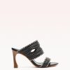 Erika 85 Black Sandals PRE FALL 23 35 Black Calf Leather