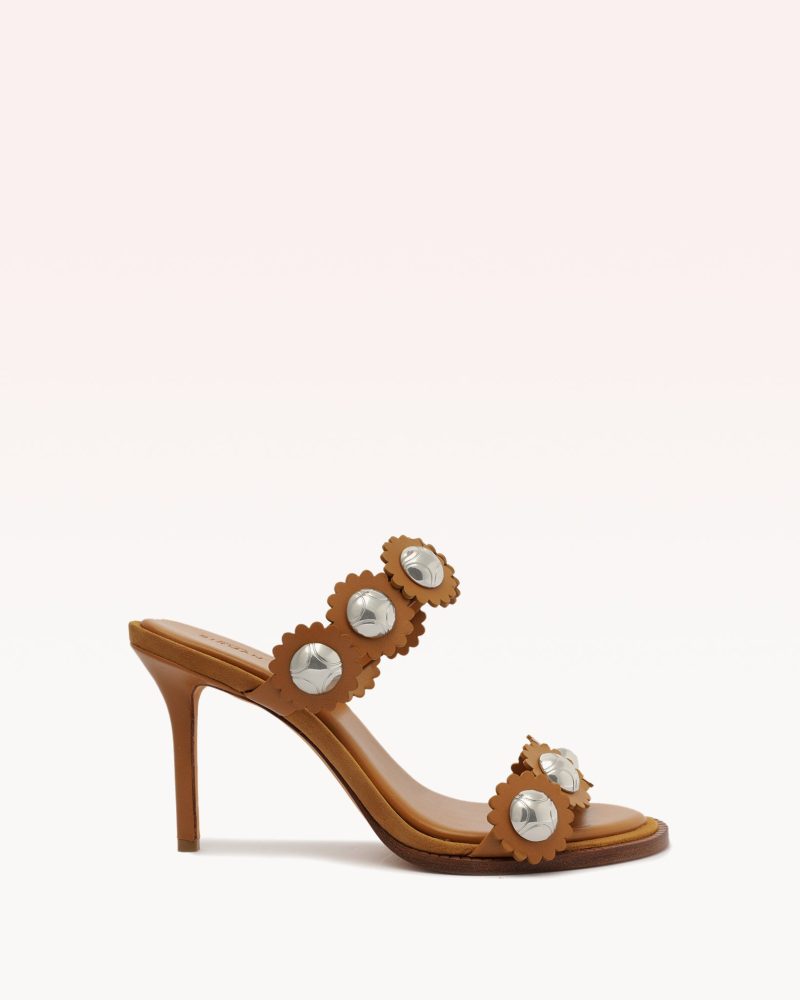 Tibbie 85 Butterscotch Sandals PRE FALL 23 35 Butterscotch Nappa Leather