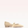 Asymmetric Clarita Mary Jane Beige Flats PRE FALL 23 35 Beige Suede