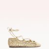 Ballerina Tresse Flat Dove Flats R/24 35 Dove Nappa Kiss/Tresse